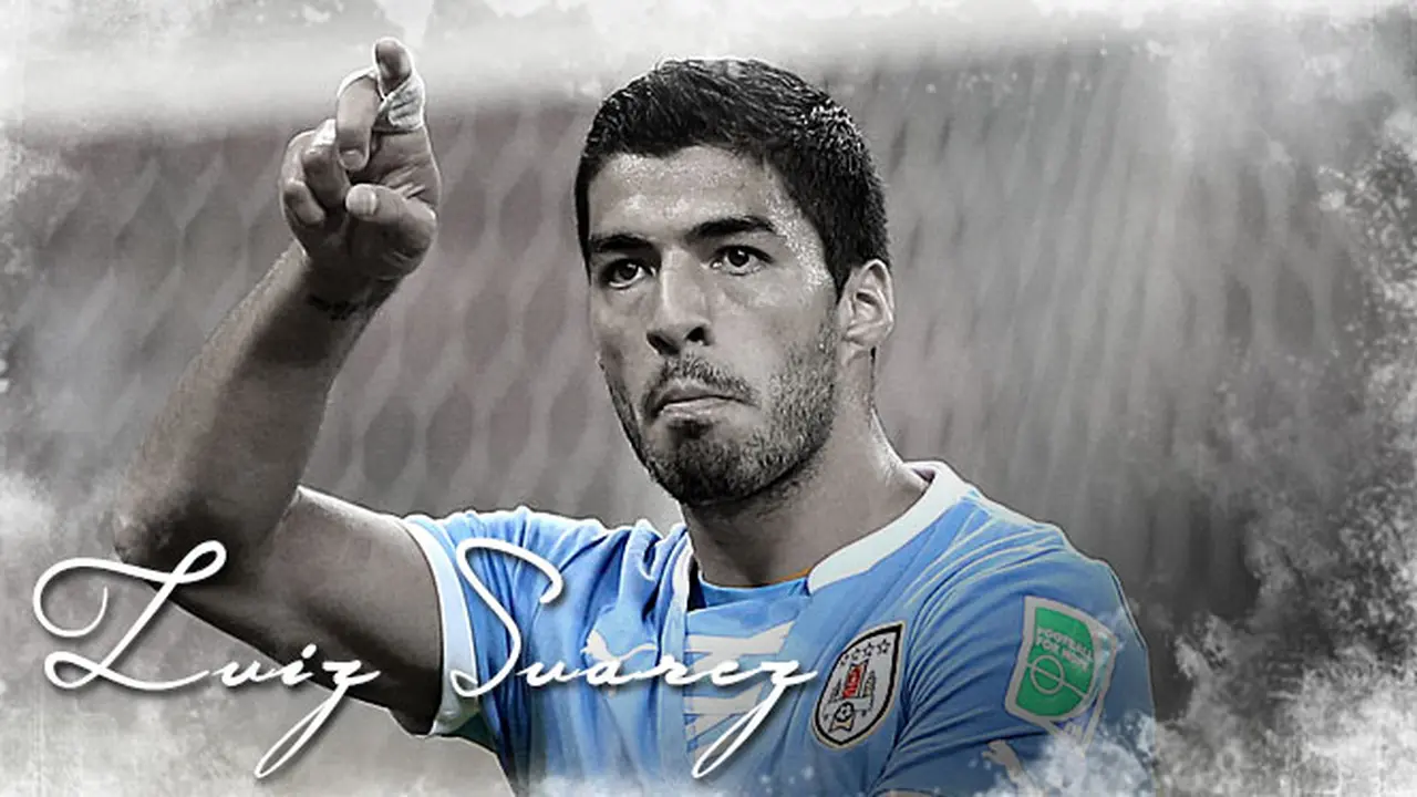 Ilustrasi Luis Suarez