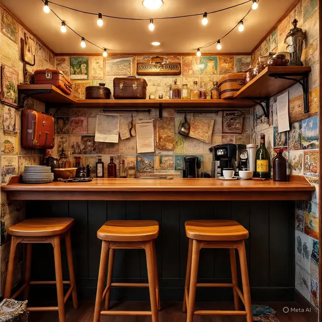 7 Potret Inspirasi Desain Mini Bar Elegan di Rumah, Hadirkan Nuansa Mewah