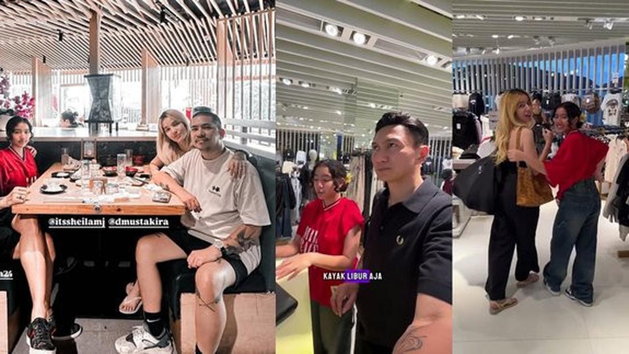 Anji dan Sheila Marcia Terlihat Kompak Temani Leticia Berbelanja, Suasana Akur dan Penuh Canda