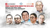 Debat Calon Ketua Umum PSSI 2016-2020 (Liputan6.com/Abdillah)