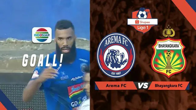 VIDEO: Arema FC Perbesar Keunggulan Lewat Gol Comvalius di Akhir Babak 1