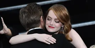 Ryan Gosling miliki tempat yang spesial di hati Emma Stone. (Mark RALSTON / AFP)