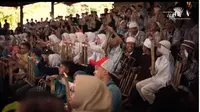 Saung Angklung Udjo memperingati Hari Angklung Sedunia. (dok.Instagram @angklungudjo/https://www.instagram.com/p/B458m0KBJum/Henry)
