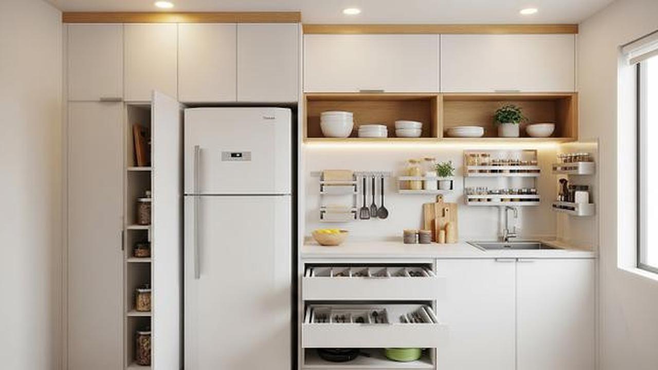 7 Desain Dapur Kecil 2x2 Meter Muat Kulkas dan Kitchen Set, Hemat Ruang Maksimal