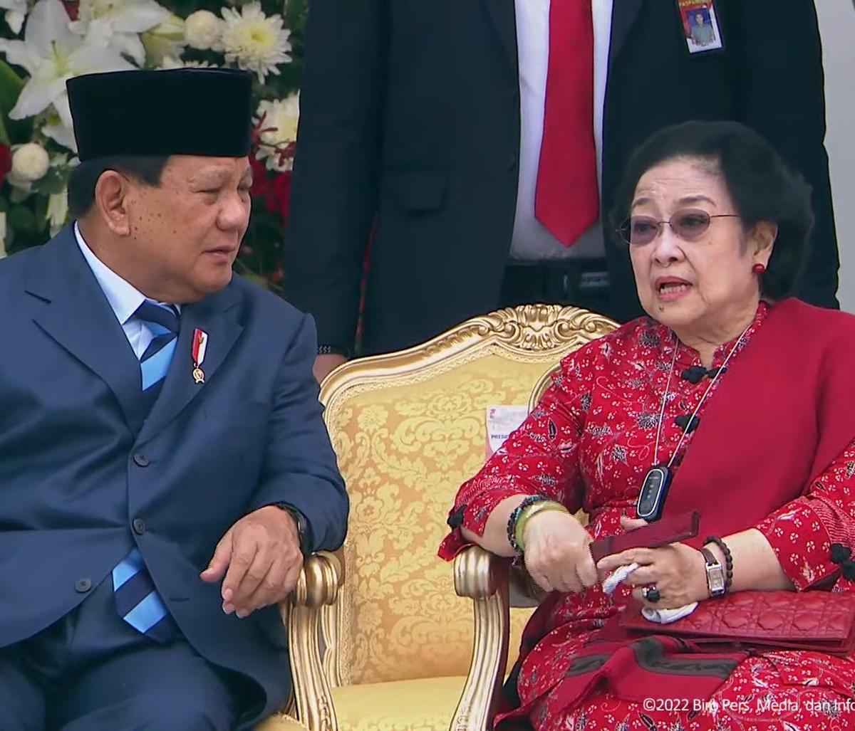 Potret keakraban Prabowo dan Megawati