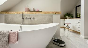 Ilustrasi bathtub bak mandi