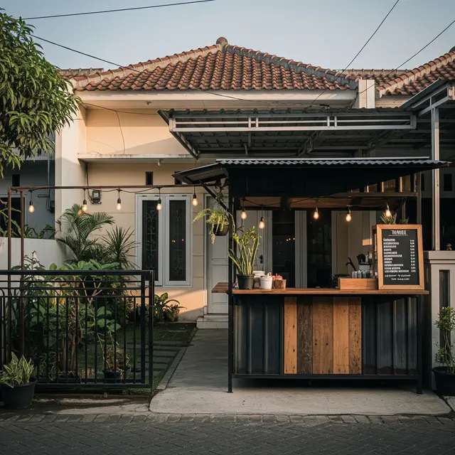 9 Model Lapak Jualan Minimalis untuk Rumah Type 45 Sederhana, Praktis dan Modern