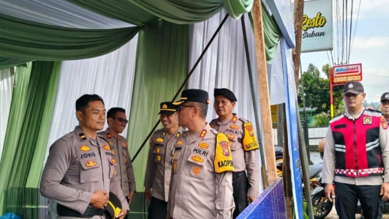Polres Rejang Lebong Siagakan Lima Pos Pengamanan Mudik Lebaran Idul Fitri 1447 H