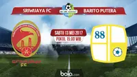 Liga 1_Sriwijaya FC Vs Barito Putera (Bola.com/Adreanus Titus)