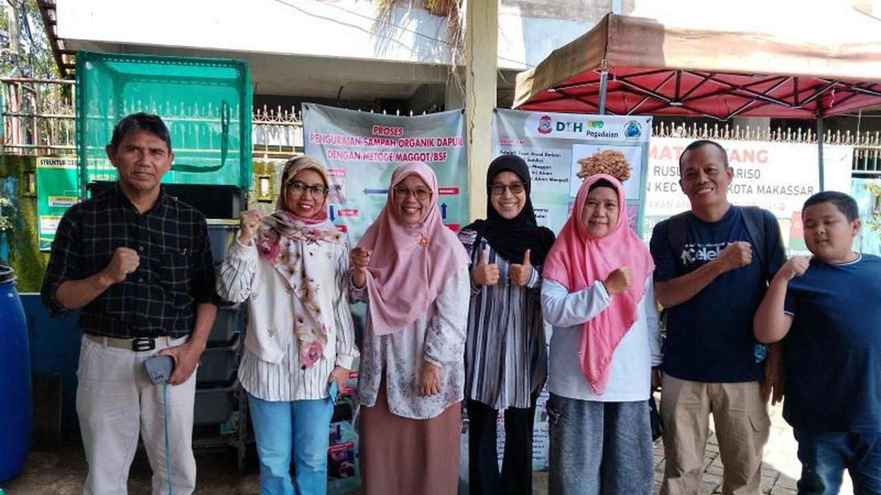 Budidaya Maggot di Rusunawa Makassar: Solusi Ganda Atasi Sampah dan Tingkatkan Ekonomi Warga