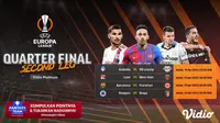 Link Live Streaming Liga Europa 2021/2022 Perempat final Leg Kedua di Vidio. (Sumber : dok. vidio.com)