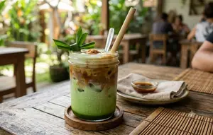 Resep Es Kopi Pandan Latte Rendah Kalori, Tetap Creamy dan Nikmat untuk Diet