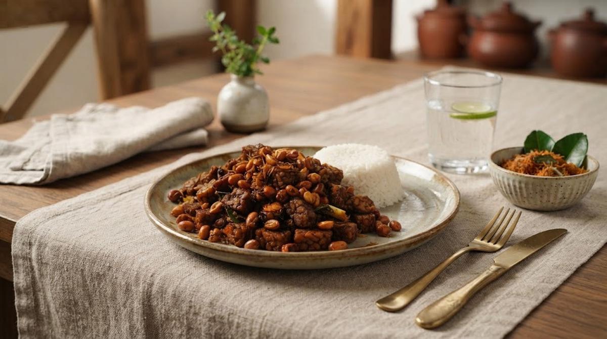 Resep Tempe Bumbu Rendang Kering