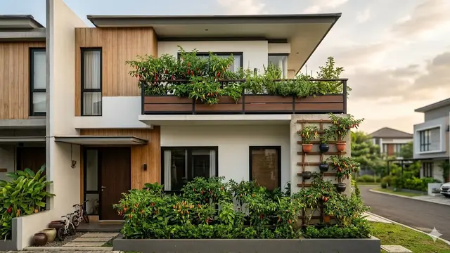 Ide Tanaman Produktif untuk Fasad Rumah