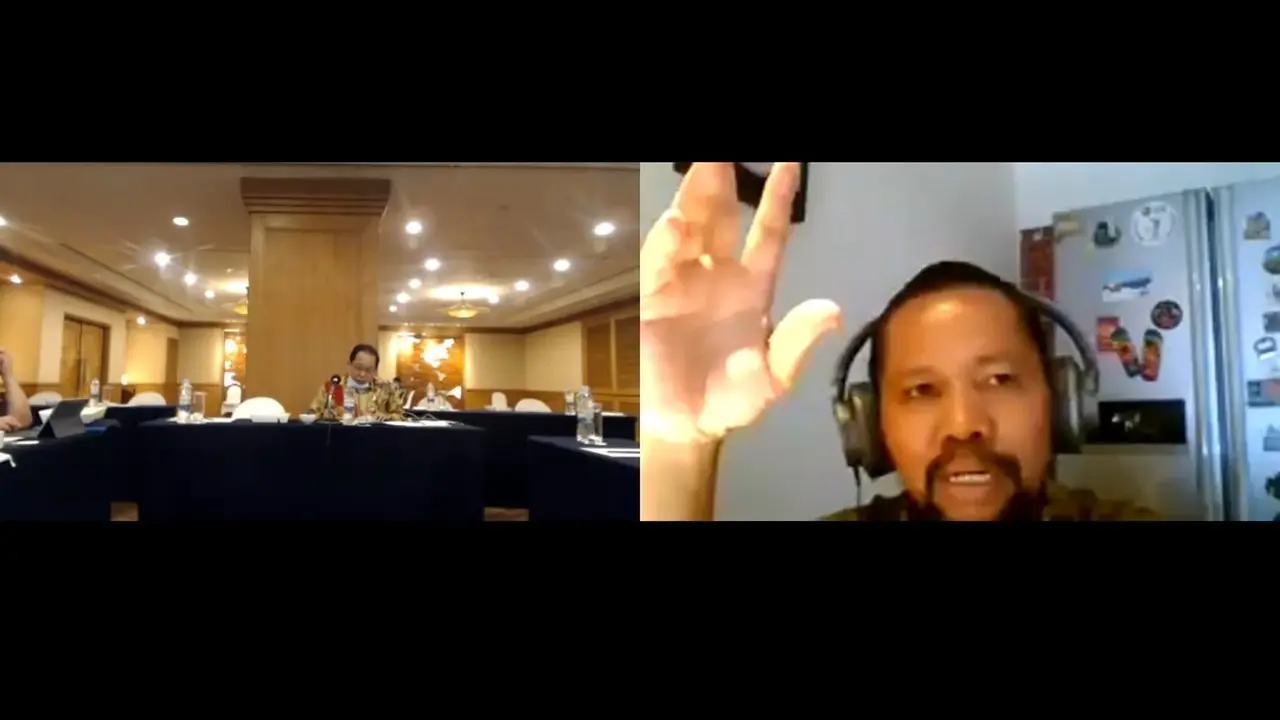 Ketua Umum Asosiasi Media Siber Indonesia (AMSI) Wenseslaus Manggut