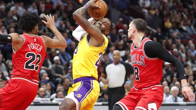 NBA: Lakers Menang Dramatis di Kandang Bulls