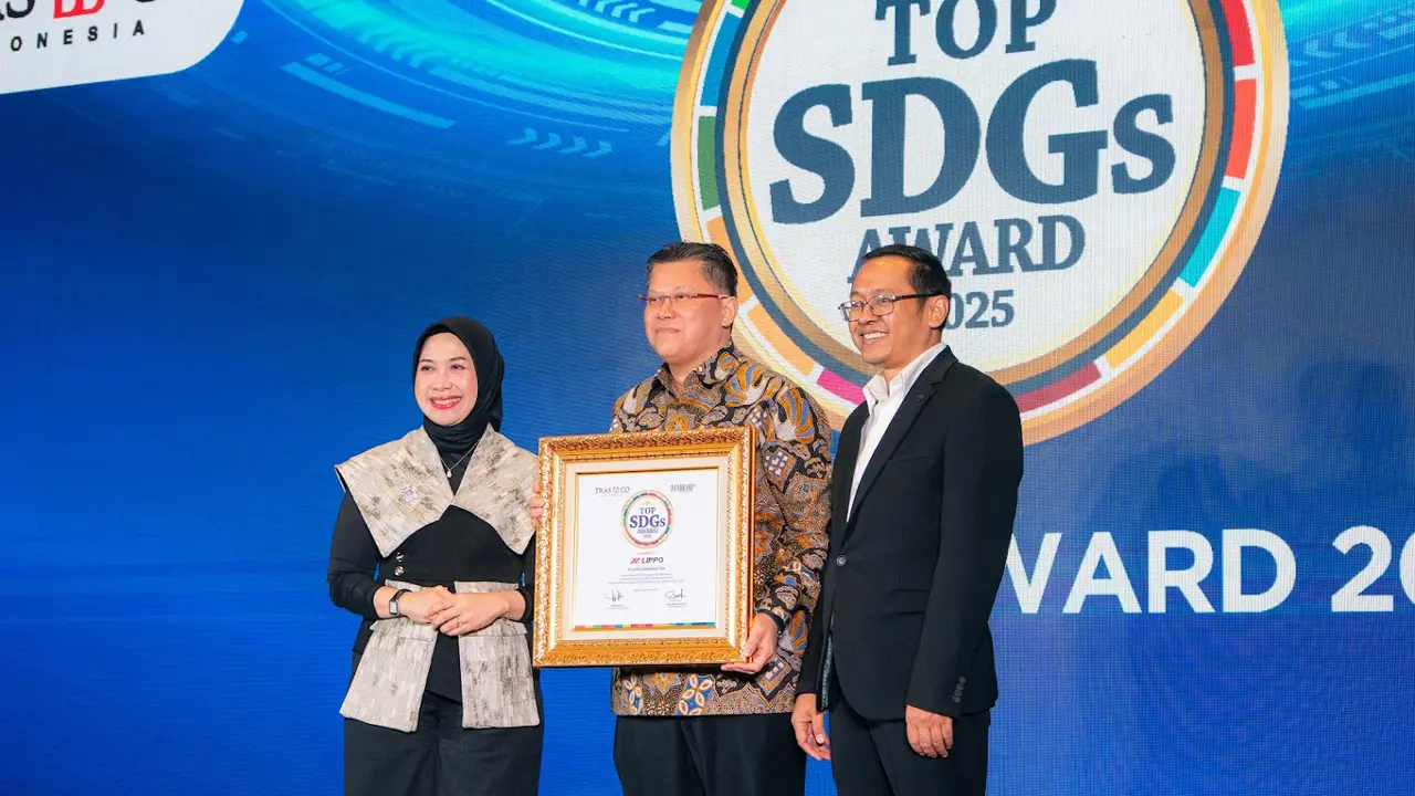 Lippo Karawaci meraih penghargaan prestisius TOP SDGs AWARD 2025. (Dok LPKR)