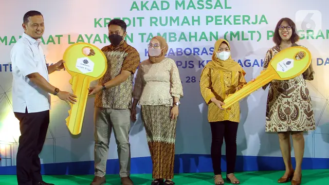 Akad Massal Kredit Rumah Pekerja Dukung Program Sejuta Rumah