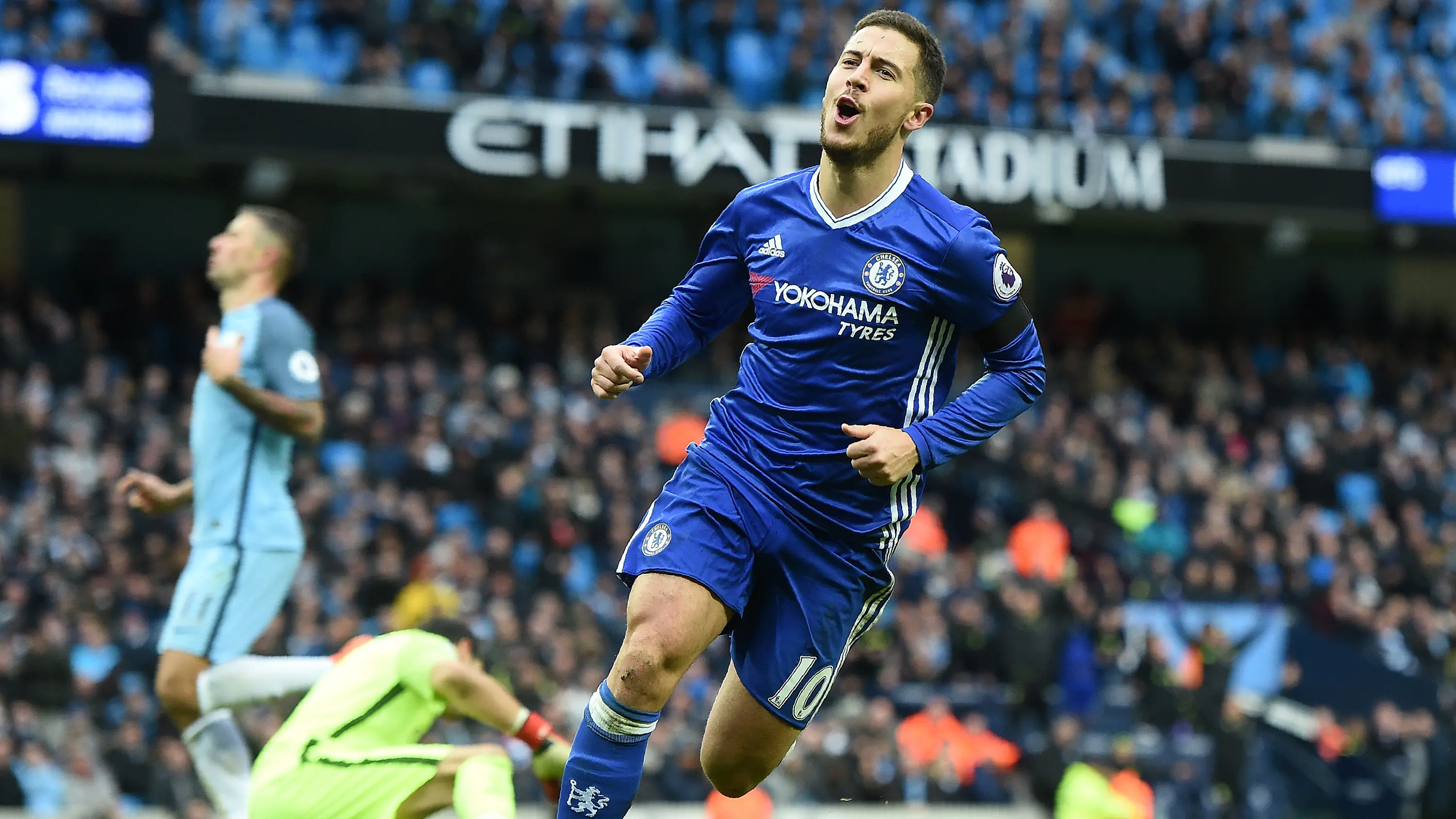 Gelandang Chelsea Eden Hazard. (AFP/Paul Ellis)