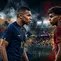Ilustrasi Kylian Mbappe Vs Lamine Yamal. (Bola.com/AI)