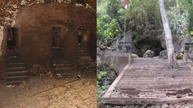 Goa Istana, sebagai tempat semedi Bung Karno bertemu Nyi Roro Kidul (Sumber: kemdikbud.go.id)