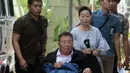 Dua terpidana suami istri Dirut PT Wijaya Kusuma Emindo (WKE) Budi Suharto dan Direktur PT WKE Lily Sundarsih W tiba di Gedung KPK, Jakarta, Senin (14/10/2019). Keduanya diperiksa sebagai saksi untuk tersangka Komisaris PT Minarta Dutahutama, Leonardo Jusminarta Prasetyo. (merdeka.com/Dwi Narwoko)