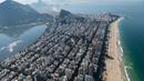 Pemandangan pantai Ipanema dan gedung-gedung bertingkat di Rio de Janeiro, Brasil, (26/6/2014). (AFP/Yasuyoshi Chiba)