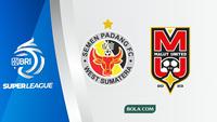 Semen Padang Vs Malut United. (Bola.com/Wiwig Prayugi)
