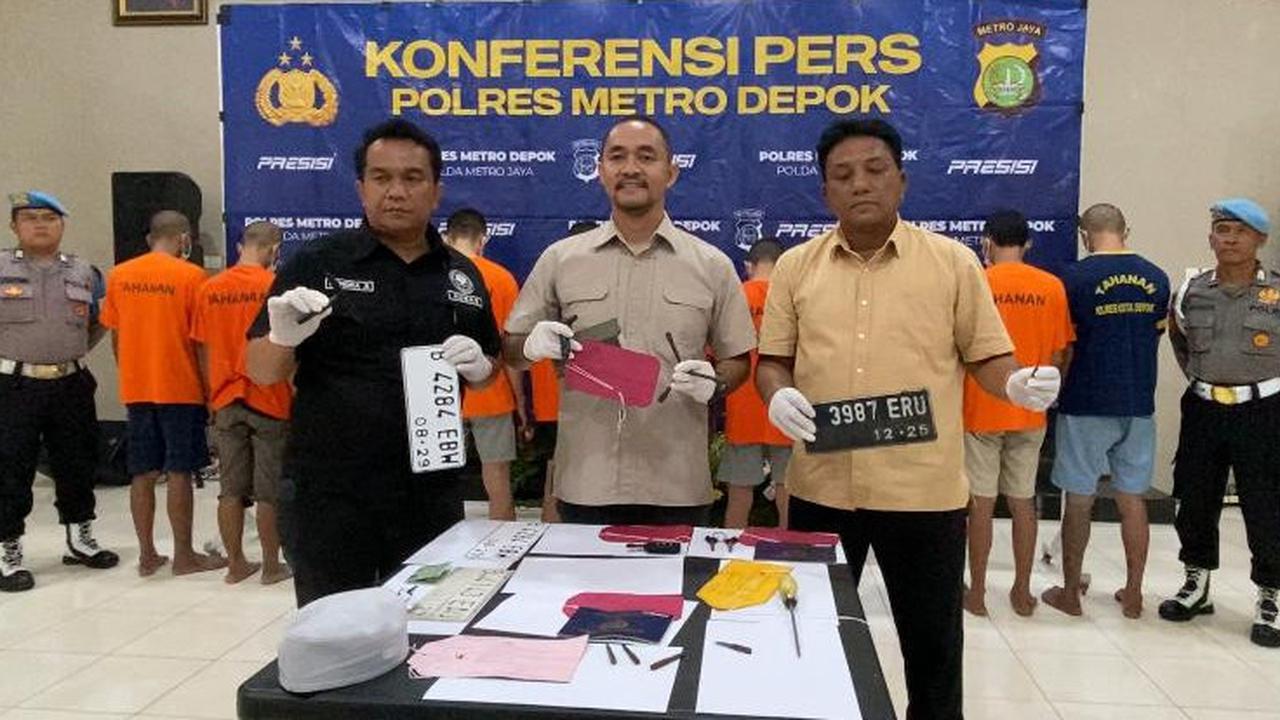 Empat Komplotan Residivis Pencuri Motor Ditangkap di Depok, Modus Nyamar jadi Pemulung hingga Pura-Pura ke Masjid
