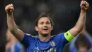 Frank Lampard (177 gol) - Pelatih Chelsea saat ini merupakan pemain yang rajin mencetak gol saat masih menjadi pemain. Lampard sukses menorehkan 177 gol dari 611 kariernya sebagai pemain di Premier League. (AFP/Patrik Stollarz)