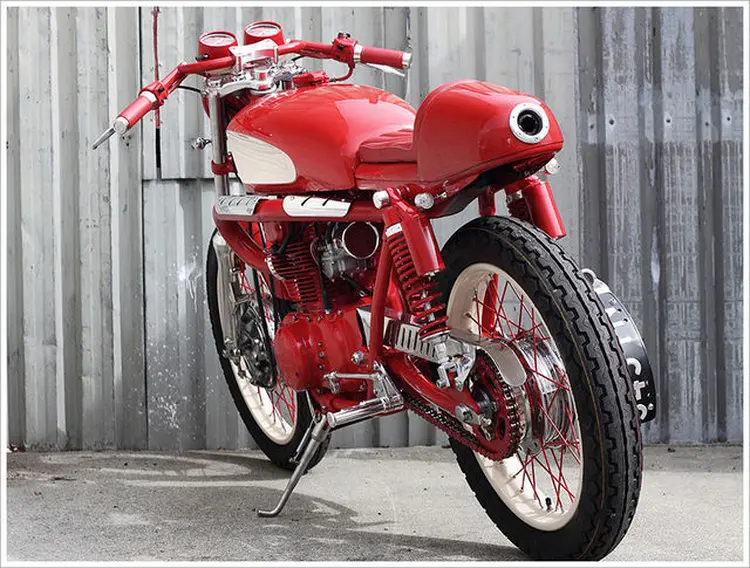 The Red Rocker Honda CB350 - Galeri Otosia.com