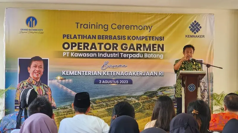 Pastikan Warga Setempat Terserap KITB, Kemnaker Beri Pelatihan Berbasis Kompetensi