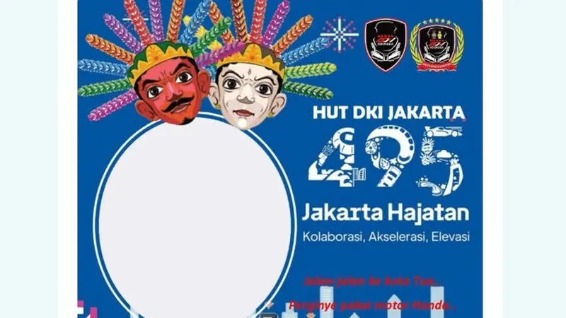 Link Twibbon Ulang Tahun Jakarta 2022
