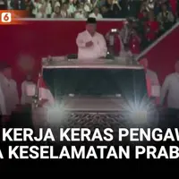 VIDEO: Aksi Pengawal Presiden Jaga Keselamatan Prabowo