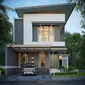 ilustrasi desain rumah 2 lantai by emporioarchitect.com