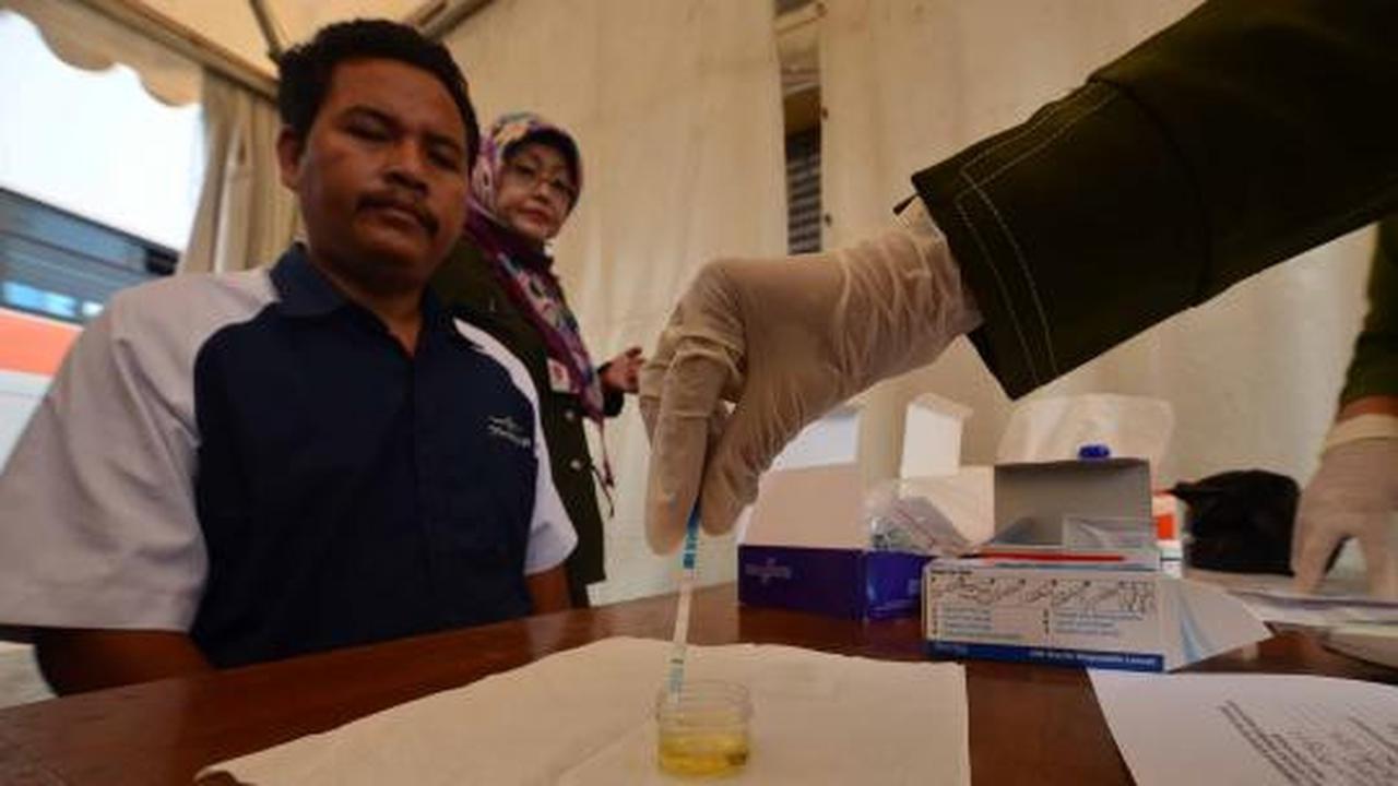 Sopir bus AKAP jalani tes urine