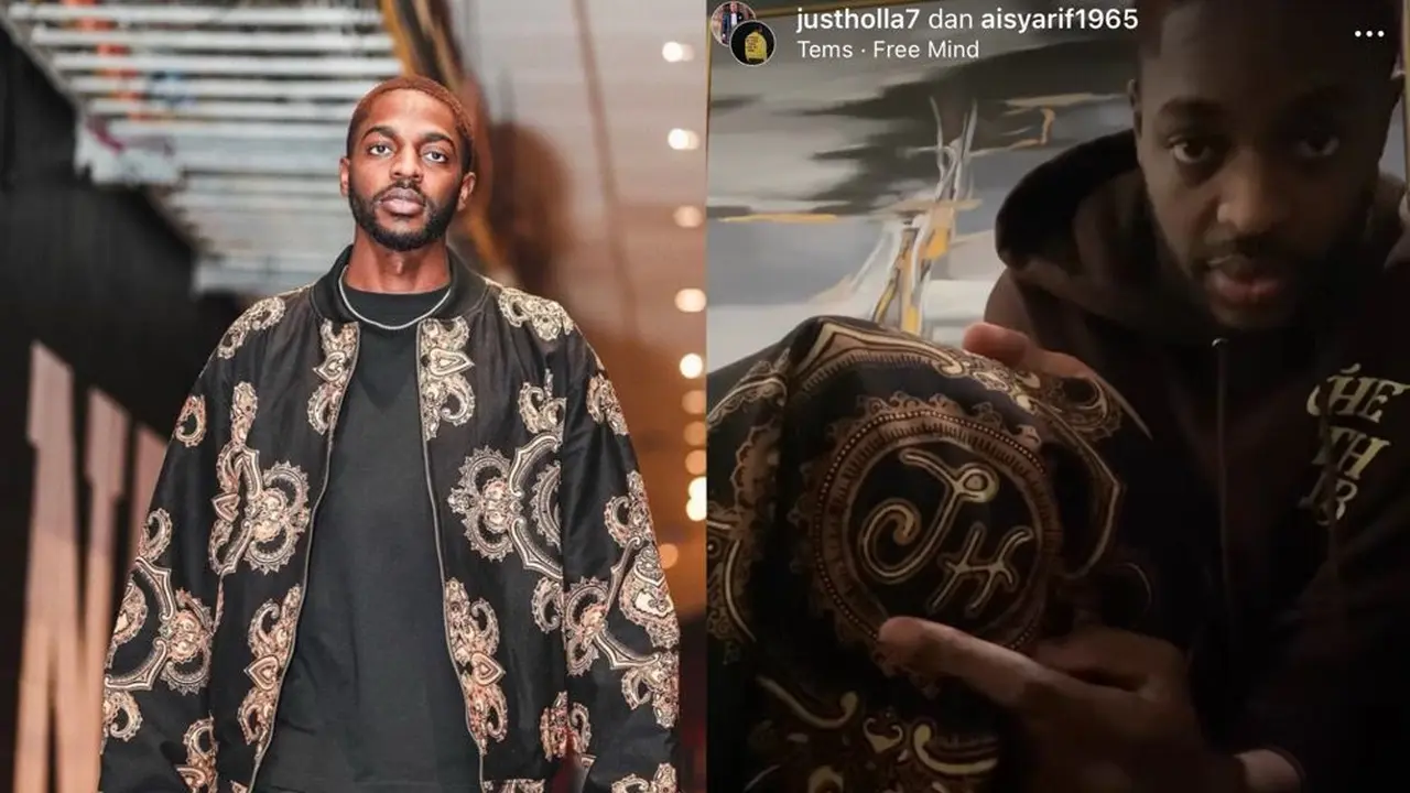 Batik Ai Syarif dipakai Justin Holiday