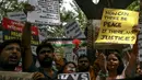 Unjuk rasa ini merupakan bentuk solidaritas atas serangan keji Israel yang menghancurkan Kota Gaza. (Arun SANKAR/AFP)