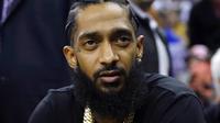 Nipsey Hussle pada 2018. (AP Photo/Marcio Jose Sanchez, File)