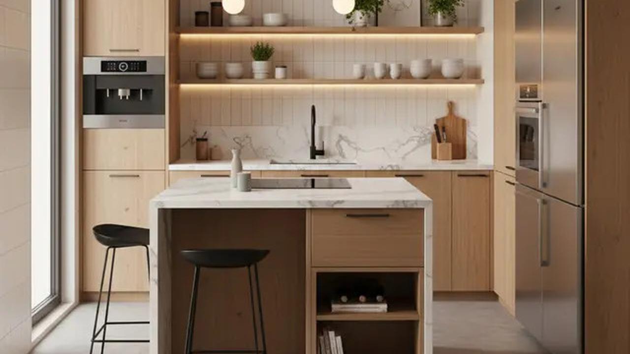 9 Model Dapur Kecil Tapi Mewah 2025 untuk Rumah Minimalis Modern