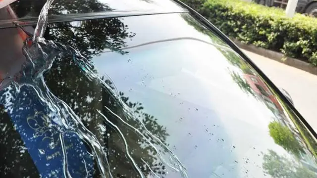 Pandangan menjadi lebih jelas saat hujan
