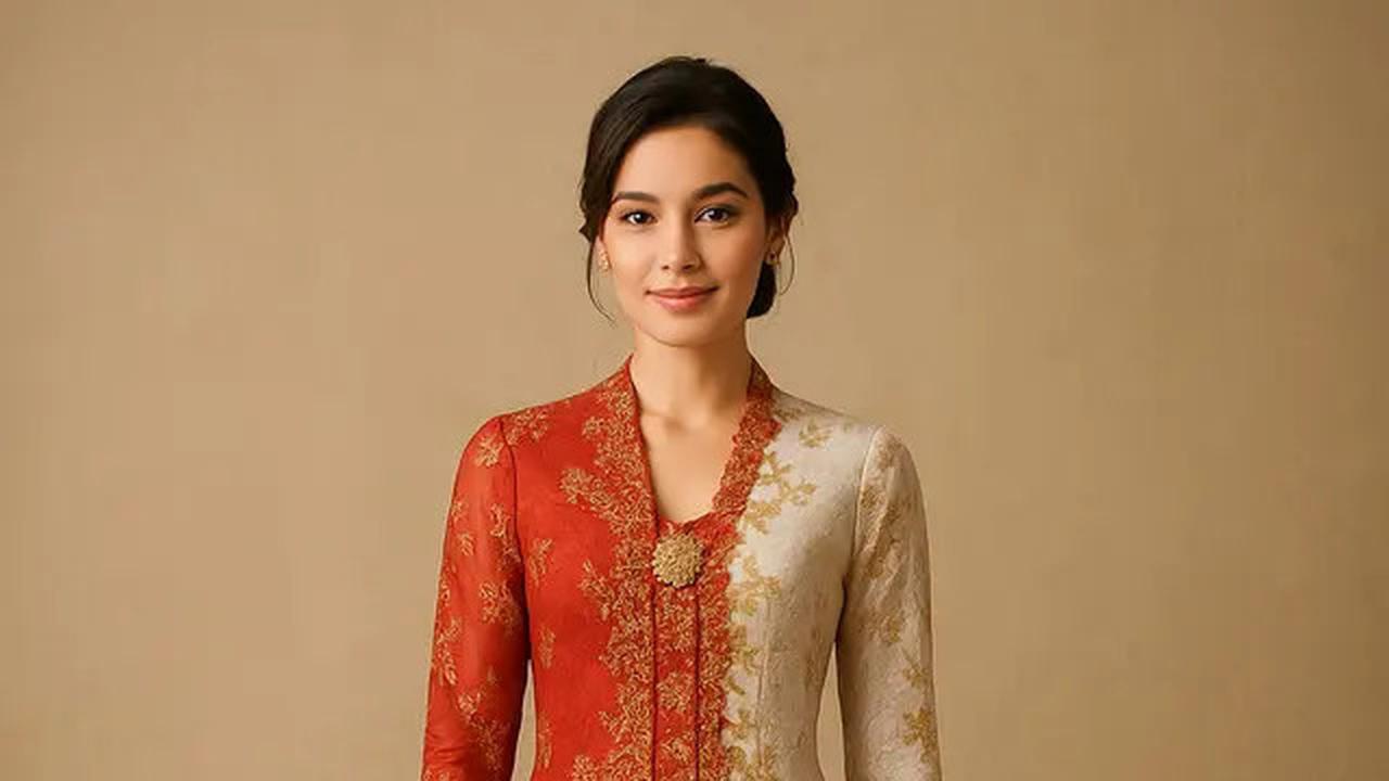 8 Dress Kebaya Rok Batik A-Line Tema Hari Kemerdekaan 17 Agustus 1945 HUT RI ke-80