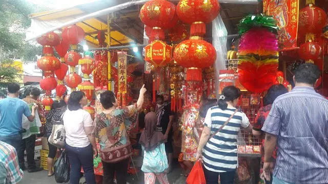 Suasana Jelang Imlek di Petak Sembilan Glodok