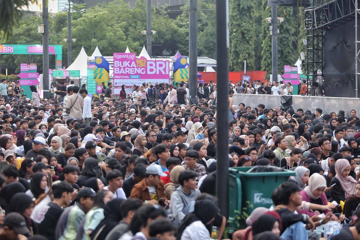 FOTO: Keseruan Jelang Buka Puasa KapanLagi Buka Bareng BRI Festival 2025
