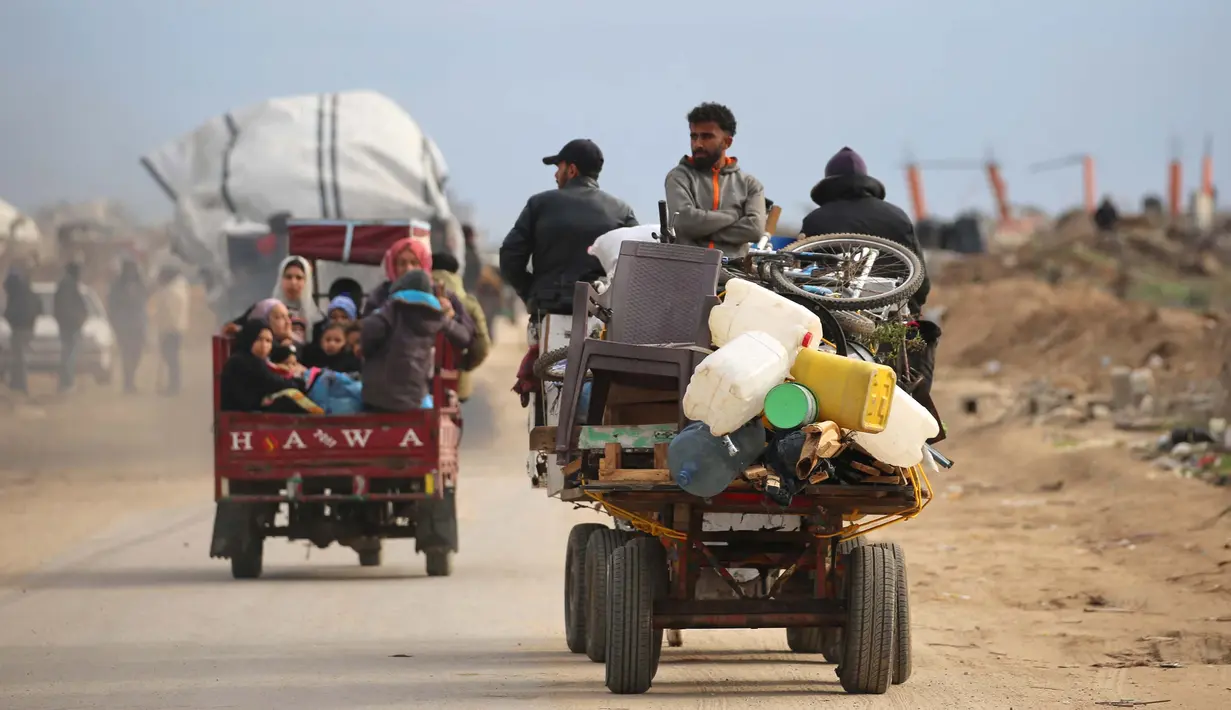 Kesepakatan gencatan senjata dan pembebasan sandera oleh kedua pihak—Israel dan Hamas—telah menghentikan perang yang berkecamuk sejak 7 Oktober 2023. (Eyad BABA/AFP)