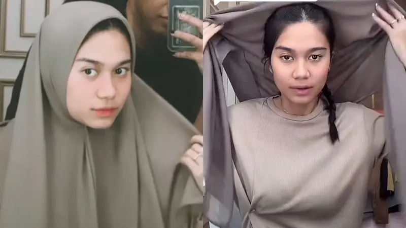 Azizah Salsha Istri Arhan Pakai Hijab