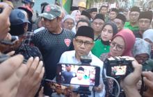 Sambangi Lokasi Runtuhnya Musala Ponpes Al Khoziny di Sidoarjo, Cak Imin Sampaikan Pesan Begini