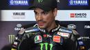 Pembalap tim Monster Energy Yamaha, Franco Morbidelli harus absen panjang pada musim lalu usai mengalami cedera parah. Hal tersebut membuatnya tampil kurang kompetitif. Namun, usai menyelesaikan tes pramusim, ia mulai kembali menemukan rasa percaya dirinya. (AFP/Andreas Solaro)