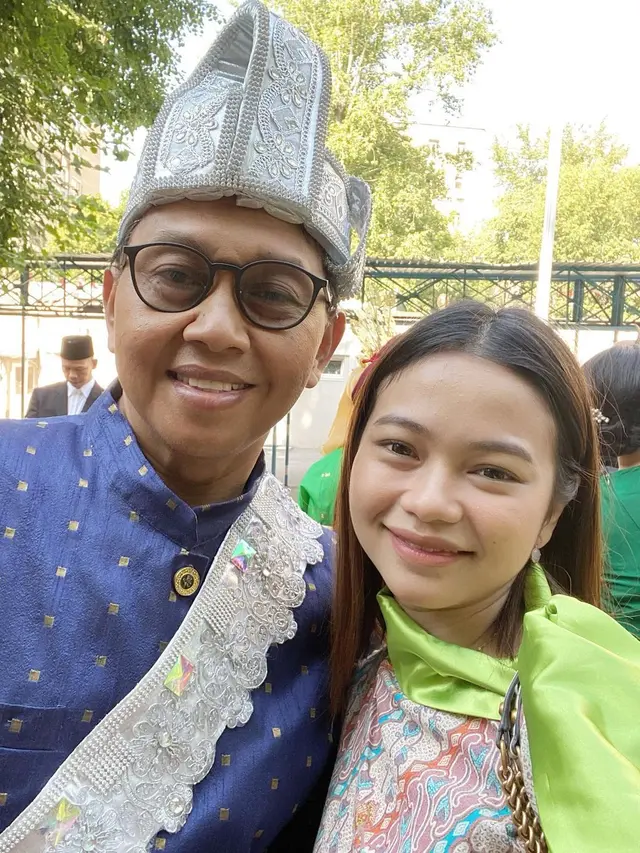 Rara LIDA mengikuti peringatan HUT RI ke-77 di KBRI Rusia (Foto: Instagram lida_rara06)