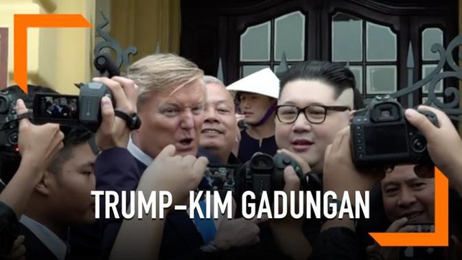 VIDEO: Warga Vietnam Mengerubungi 'Donald Trump' dan 'Kim Jong-un'